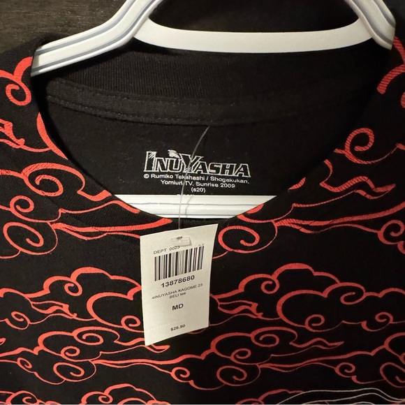 Inuyasha Black and Red Graphic T-Shirt - Picture 2 of 2